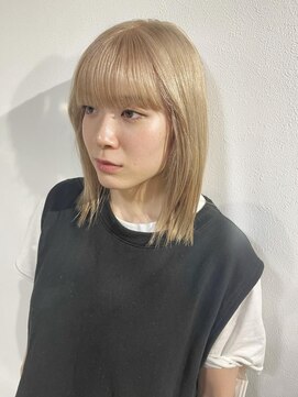 アルカナ 明治神宮前原宿(ARCANA) ホワイトベージュ　くすみベージュ　ケアブリーチ