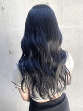 ディア(.eer) ブルーブラック/透明感