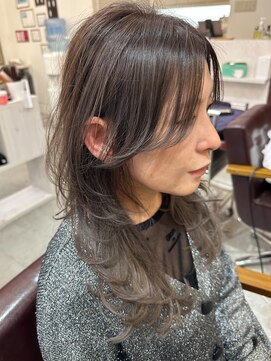 オンカラー(ON.COLOR) 大人ハイライトグレージュロング