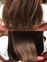 【南堀江 四ツ橋/西大橋駅】[髪質改善カラー]ダメージレスだけではなく修復も！繰り返すほど美しい艶髪に♪