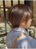 丸みショート/くびれ/オリーブブラウン/末吉 海斗