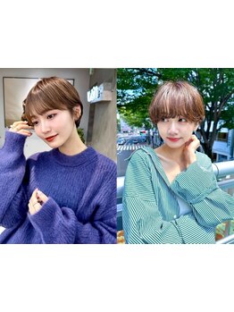 オシャレで綺麗に染まるグレイカラー♪ダメージを最小限に抑え、透明感のある仕上がりに◇【渋谷/表参道】