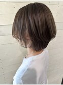 グラデーションショート/ショートボブ/白髪ぼかし/熊本美容室
