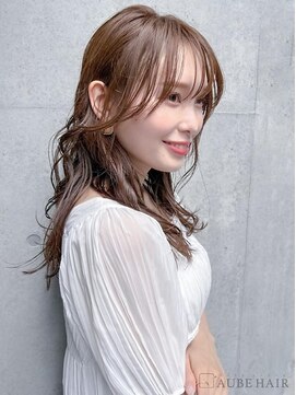 オーブヘアー アリーナ 会津若松店(AUBE HAIR alina) 20代・30代_垢ぬけロングパーマ