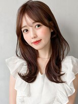 キリ 表参道(kyli)&nbsp;★くびれヘアアプリコットオレンジ夏ハイライトカラー