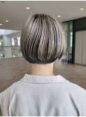 アンブレラカラーのボブ/ショートカット/20代/30代/40代