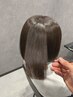 カット＋縮毛矯正＋カラー＋ケアプロ超音波髪質改善トリートメント￥19900