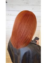 メリア(MELIA)&nbsp;ビビッドオレンジカラー　名取　岩沼　ブリーチ