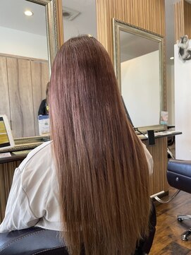 ヘアーサロン アモル(HAIR SALON Amor) ハイライトレイヤーカットエクステイルミナカラー縮毛矯正