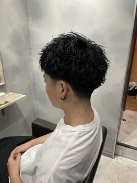 クレオ 片江店(CREO) ピンパーマスパイキーショート