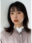レイヤーボブ×ミディアム