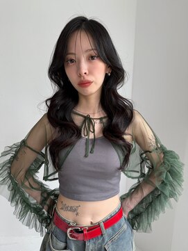 シクネ 新潟駅 万代(SHICUNE) 【新潟/万代】ロングレイヤー 顔周りレイヤー