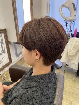 コワファースト 大分(COIFF1RST) ツーブロック/伸ばしかけ/ブラウンカラー