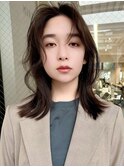 【MINX】似合わせ小顔ウェーブミディアム__銀座/髪質改善