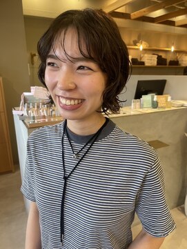 トエカグヤヒメ(toe kaguyahime) ニュアンスパーマ×ボブ