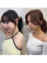 アンド ティグル(&.TIGRE) 顔まわりカット／韓国ヘア