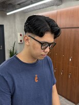 ニコ トウキョウ ロジック(nico TOKYO Logic)&nbsp;メンズセンターパートニュアンスパーマアップバング