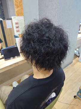 ブロッサム 東中野店 縦落ちツイスパ×ソフトツイストで大人の余裕◎簡単セット