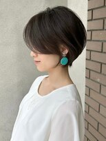 コール ネックス ザ サロン 表参道(COALL nex the salon)&nbsp;斜めバング グレージュカラー シルキーベージュ マッシュパーマ