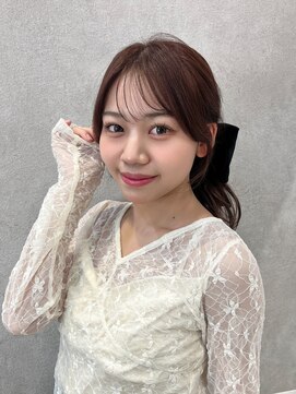 ロンド フィーユ(Lond fille) オリーブグレー髪質改善/黒髪/小顔/くすみベージュ/銀座 ■