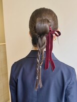 ユートゥイーズ 鎌倉(U too e's) 《U鎌倉/髪質改善》大人可愛い/お呼ばれツインテールアレンジ