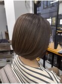 40代の為の上品ローレイヤーボブ