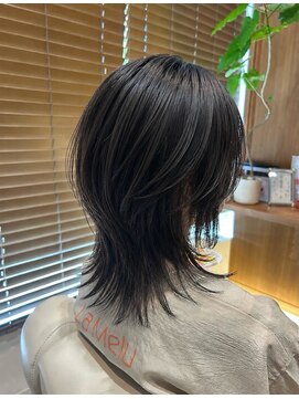 ラメールアヴェダ イオンモール秋田店(Lamelu AVEDA) 艶感たっぷりレイヤーウルフ