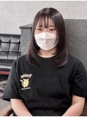 内巻きシャギーレイヤー