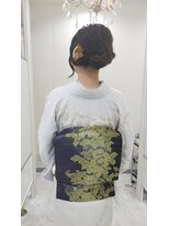 ヘアセットサロン ラシク(LaCQ) 訪問着のお着付け