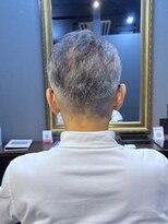 ビーダンディー(Bee dandy) イケオジショート インテリジェンスグレイヘア 七三オールバック