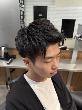 リレーションメンズヘアー(RELATION MEN'S HAIR) アップバングショート