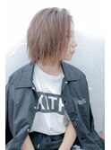 ～【LUXIS】～“ホワイトバイオレット×切りっぱなしボブ”♪