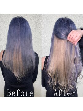 エクステ専門店あるじゃんすー 小倉店 アメジスト×ピンク#エクステ#アッシュピンク#エクステ#小倉