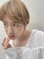 パーク(PARK)&nbsp;【PARK】マッシュショート×ペールベージュ