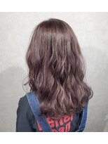 キューズ 津田沼(cue's) スモーキーパープル/ラフニュアンスボブ/大人ハイライト[津田沼]