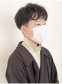 くせ毛を生かしたメンズマッシュ