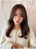 大人可愛いくびれヘア/韓国ヘア/似合わせカット/ワンホンヘア