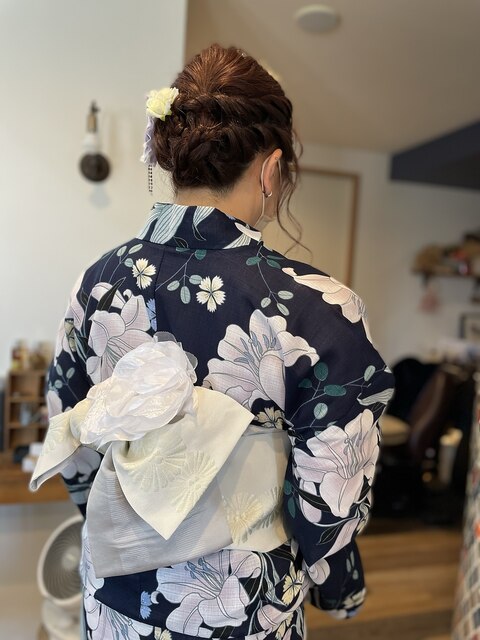 ヘアアレンジ＋着付け