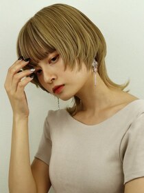 フラッシュパック(FLASH PACK) マッシュウルフ/前髪インナーカラー
