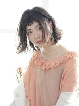 エムスラッシュ センター南(M.SLASH) ■M.SLASHセンター南20-1■ショートバングでラフなガーリーボブ