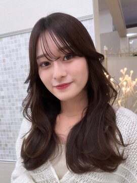 アンフィニー 銀座(ANFINI) レイヤーカット/小顔カット/くびれヘア/ウエットヘア/グレージュ