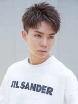 シティ(CITY) 【メンズstyle】ベリーショートニュアンスパーマグレーベージュ