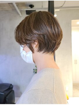 エリマ 武蔵小杉(elima) 大人ショート/簡単スタイリング/グレージュ/ニュアンスカラー