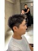 スパイキーショート/ジェットモヒカン/ショートバング/men's