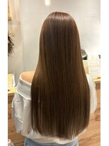 リタ(rita.) 小辻 ブリーチなし☆ケアカラー×ミルクティーベージュ