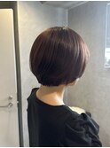 ハイライトピンクブラウン/ショートボブ/ミニボブ/船橋