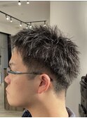 スパイキーショート/ジェットモヒカン/ショートバング/men's