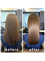 アールサロンプラスキャスパ 自由が丘(Rrsalon+CASPA)&nbsp;《髪質改善》R.HASエクソソーム水素トリートメント＋カラー