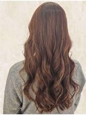 モテ髪大人可愛いゆるふわロングヘアー＊マロンベージュ秋色