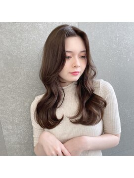 ロンドワン 三宮元町(Lond one) 韓国レイヤーカット/ヨシンモリフェイスレイヤー/艶髪カラー
